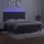 vidaXL Boxspringbett 180 x 200 cm Dunkelgrau