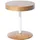 Beliani Beistelltisch Braun Weiß Holz 40 x 45 x 40 cm