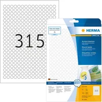 Herma Etiketten 4385 weiß 10,0 x 10,0 mm