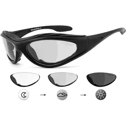 Sportbrille | CR003 | Selbsttönend. Polster abnehmbar | beschlagfrei bunt No Size