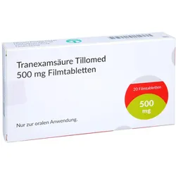 TRANEXAMSÄURE Tillomed 500 mg Filmtabletten 20 St