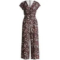 Betty & Co Damen Jumpsuit kurzarm 40, Brown/Nature - 40W