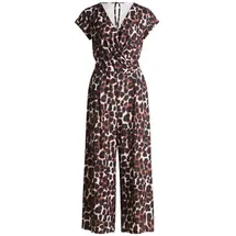 Betty & Co Damen Jumpsuit kurzarm 40, Brown/Nature - 40W