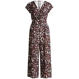 Betty & Co Damen Jumpsuit kurzarm 40, Brown/Nature - 40W