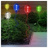 5x LED Solarlampen, Luftballons bunt, H 60 cm