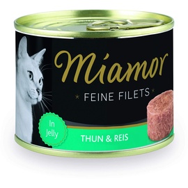 Miamor Feine Filets Thunfisch & Reis 12 x 185 g