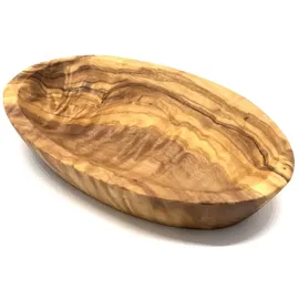 Olivenholz-erleben Dipschale OLIVENHOLZ-ERLEBEN "oval aus edlem naturbelassenem Olivenholz", braun, B:16cm, Massivholz, Schüsseln, Dipschale, Einzigartige Maserung, jede Schale ein Unikat, leichte Reinigung