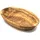 Olivenholz-erleben Dipschale OLIVENHOLZ-ERLEBEN "oval aus edlem naturbelassenem Olivenholz", braun, B:16cm, Massivholz, Schüsseln, Dipschale, Einzigartige Maserung, jede Schale ein Unikat, leichte Reinigung