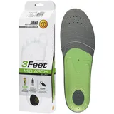 Komfort Einlegesohlen, 3Feet Slim Mid, Füße mit mittlerem Fußgewölbe, geeignet für schmale Fußformen (44-45) - 44-45