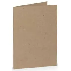 Briefkarte Paperado A6 HD kraft RÖSSLER 16400662 105x148mm gerippt