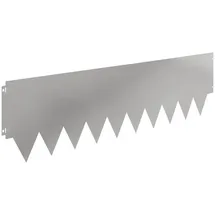 vidaXL Raseneinfassung 20 Stück 20 x 20 cm Silber/Weiß