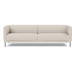 Fredericia Konami Sofa 2,5-Sitzer, schwarz / sisu 0105