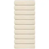 vidaXL Handtücher 10-tlg. creme