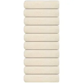 vidaXL Handtücher 10-tlg. creme