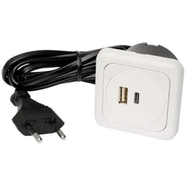 Inter Bär 3fach USB-Ladesteckdose IP20 Weiß 1 St.