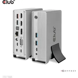 Club 3D Dockingstation - USB-C - VGA 2 x HDMI, DP