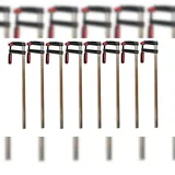 Vago-Tools 8x Profi Schraubzwinge 300x80 Zwinge Temperguß