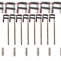 Vago-Tools 8x Profi Schraubzwinge 300x80 Zwinge Temperguß