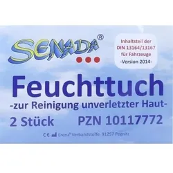 SENADA Feuchttuch zur Reinigung 2 St