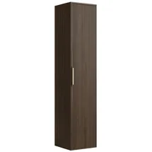 Badplaats Rimini Badezimmerschrank 38 x 33 x 170 cm Walnuss Braun MDF/Spanplatte/Massivholz