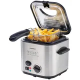 SILVERCREST Mini-Fritteuse 1 L 840 W Fritteuse Heißluftfritteuse A-Ware