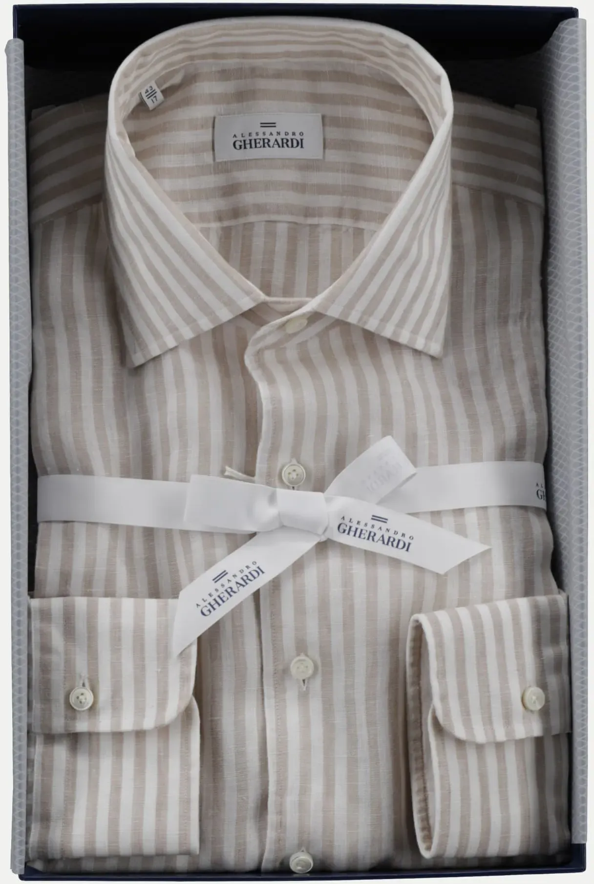 Leinenhemd Beige 40