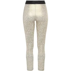 LASCANA Funktionsleggings gold/weiß XS