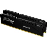 Kingston FURY Beast schwarz DIMM Kit 16GB, DDR5-6000, CL40-40-40, on-die ECC (KF560C40BBK2-16)