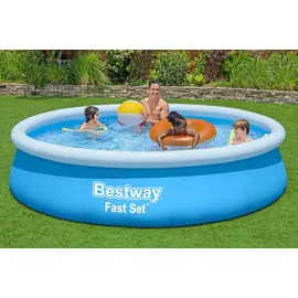 BESTWAY Fast Set Aufstellpool ⌀ 366 x 76 cm Blau
