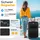 Kesser KESSER® Reisekoffer Set 4-teilig Trolley Kofferset Stoffkoffer mit 3-Ziffern-TSA-Schloss, 360° Rollen & Teleskopgriff Kosmetiktasche Handgepäck leichter Koffer große Koffer für Business | Reisen