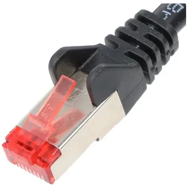 goobay CAT 6 Patchkabel, S/FTP (PiMF), Schwarz
