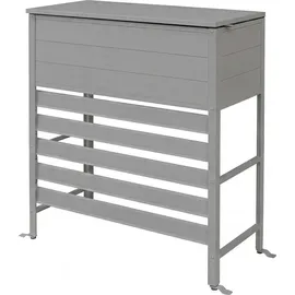 MCW Aluminium Verkleidung für Klimaanlage/Wärmetauscher MCW-P94 110x96x43cm Grau