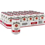 Green Beam LED Jim Beam & Cola Dose | Kentucky Straight Bourbon Whiskey mit Cola | eine perfekte Mischung 10% Vol., 24 x 0,33l