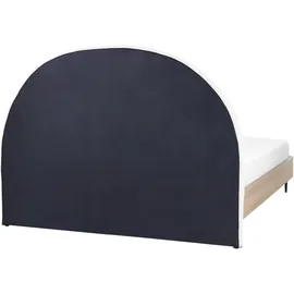 Beliani Millay 160 x 200 cm Cremeweiß