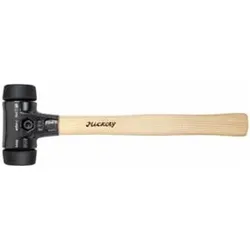 Wiha Schonhammer Safety mittelweich/mittelweich mit Hickory-Holzstiel, Rund-Schlagkopf 50 mm