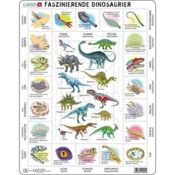 Larsen Puzzle Puzzle - Faszinierende Dinosaurier, Puzzleteile