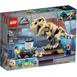 Lego Jurassic World T. Rex-Skelett in der Fossilienausstellung 76940