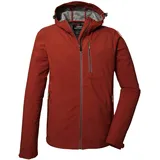 KILLTEC Herren Softshelljacke/Outdoorjacke mit Kapuze KOS 259 MN SFTSHLL JCKT, rost, XL,