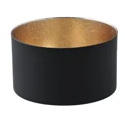 Chennai Windlicht S schwarz/gold