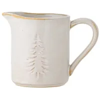 Bloomingville Milchkännchen WINTER Weiß mit Tannenbaum 145 ml Geschirr Kanne
