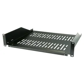EFB-Elektronik Fachboden Stahl 400 mm schwarz