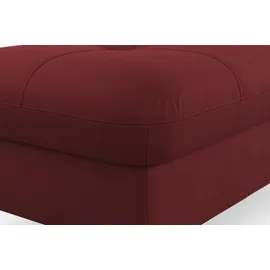 sit&more Hocker Marano mit Stauraum 102 x 43 x 67 cm Rot