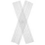 Trinkhalme, Kunststoff Mehrweg (8x240mm) - klar (135 Stk.)