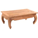 DESIGN DELIGHTS Opiumtisch Honigfarben Mahagoni 100 x 60 x 41 cm