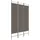 vidaXL 3-tlg. Paravent Anthrazit 120x200 cm Stoff
