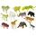 LeanToys Wildlife Figurenset 34 Elemente Safari Löwe Gepard Tiger