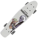 Fish-Skateboard 55 cm, rutschfestes Deck, leicht, STABIL von 20-50 kg (Star Wars The Mandalorian)