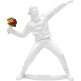 Kare Deko Figur Street Art Bouquet, Weiß, 27cm