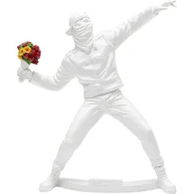 Kare Deko Figur Street Art Bouquet, Weiß, 27cm
