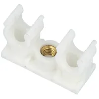 Tecuro - Rohrclip doppelt - ø 10 mm -